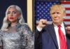 Ea se pronunță puternic împotriva președintelui la mitingul de la Biden În ultima treaptă a sezonului campaniei, președintele Trump se „așezase pe un dușman al vedetelor”, după cum spunea Washington Post: Lady Gaga. POTUS și echipa sa au petrecut zile întregi angajându-se în ceea ce Daily Beast numește „atacuri bizare” împotriva lui Gaga înainte de performanța ei la un miting Joe Biden luni seara, pictând-o drept „activistă anti-fracking” care vrea să vadă cum Biden ia locuri de muncă în industrie. Gaga a fost, de asemenea, lovită de dreapta pentru că a împărtășit un videoclip pro-Biden în care „a pozat în haine de camuflaj lângă o camionetă în timp ce consuma o bere într-un efort aparent de a se răsfăța cu americanii din clasa muncitoare”, după cum spune Fox News. Luni, ea a dat replici la toate comentariile. „Pentru toate femeile și toți bărbații cu fiice, surori și mame, toată lumea, indiferent de modul în care vă identificați, acum aveți șansa de a vota împotriva lui Donald Trump, un bărbat care crede că faima lui îi dă dreptul să apuce una dintre fiicele voastre sau surori sau mame sau soții de orice parte a corpului lor ", a spus ea la adunarea de la Heinz Field din Pittsburgh. "Votează pentru Joe. Este o persoană bună. Mulțumesc." Și, în mijlocul interpretării sale din „Shallow”, ea a făcut referire la criticile videoclipului său: „Nu mi se va spune ce pot și ce nu pot purta pentru a-l susține pe viitorul nostru președinte.”