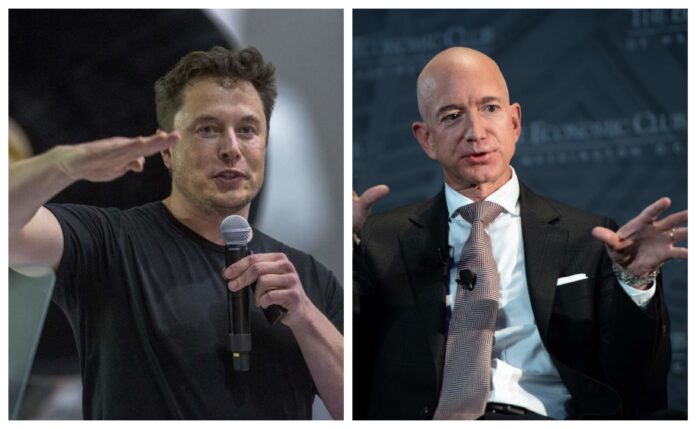 Musk râde de Bezos după ce SpaceX câștigă contractul lunii